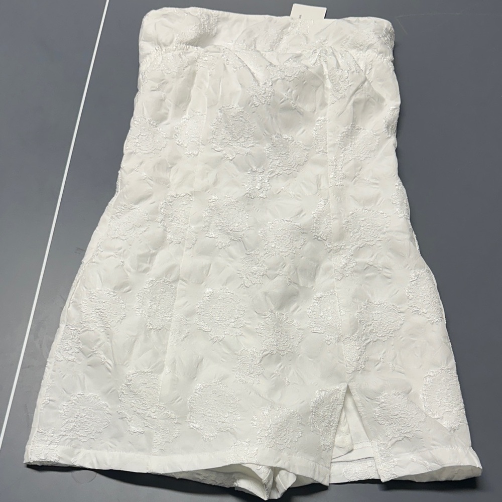 Cotton Candy White Lace Skorts